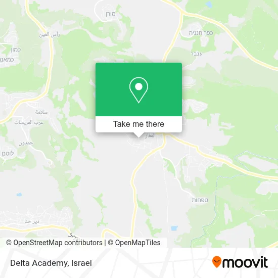 Delta Academy map