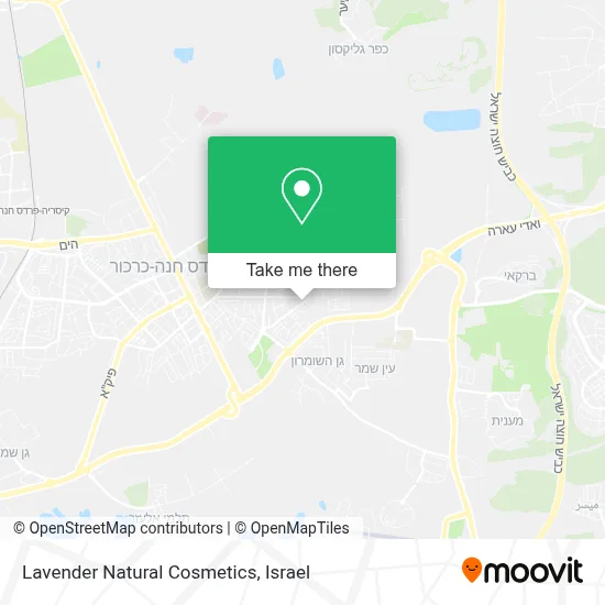 Lavender Natural Cosmetics map
