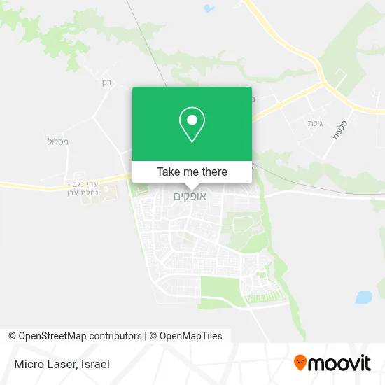 Micro Laser map