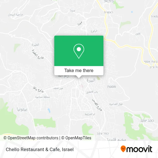 Chello Restaurant & Cafe map