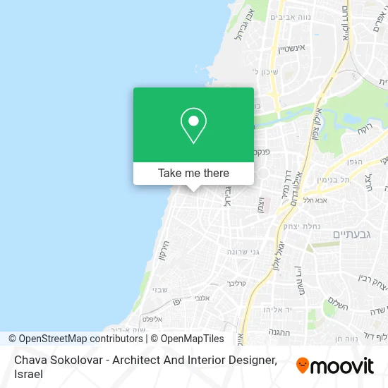 Chava Sokolovar - Architect And Interior Designer map