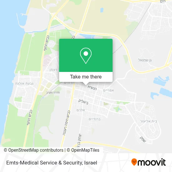 Emts-Medical Service & Security map