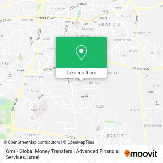 Gmt - Global Money Transfers | Advanced Financial Services map
