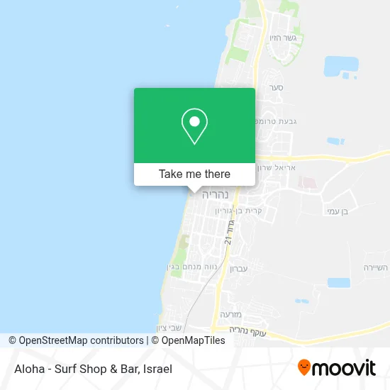 Aloha - Surf Shop & Bar map