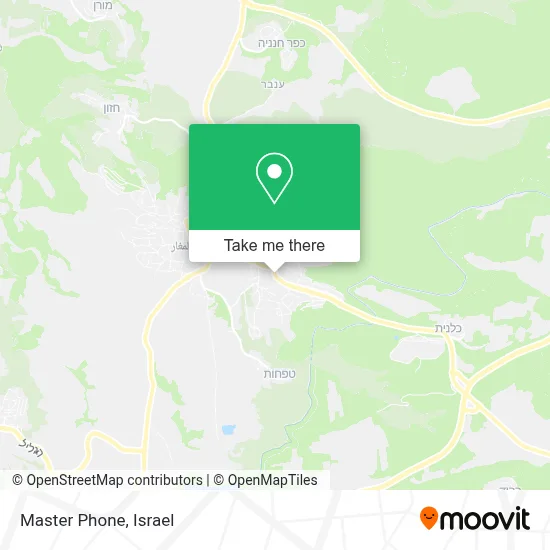 Master Phone map