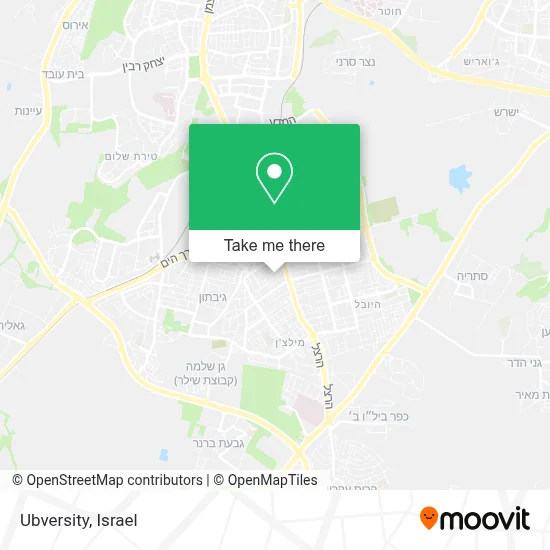 Ubversity map