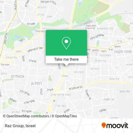 Raz Group map