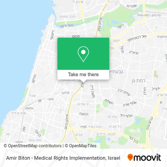 Amir Biton - Medical Rights Implementation map