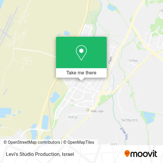 Levi's Studio Production map