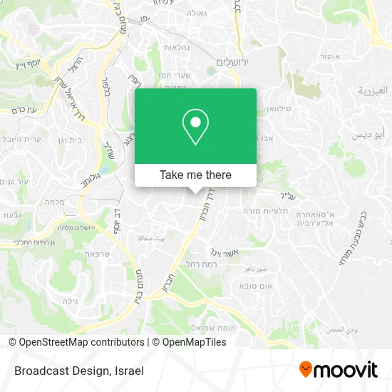 Broadcast Design map