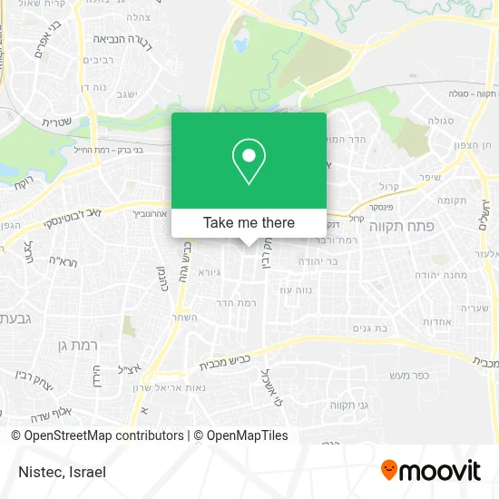 Nistec map