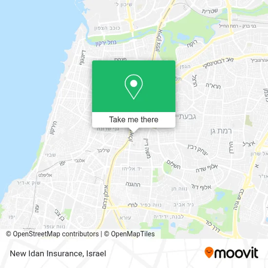 New Idan Insurance map
