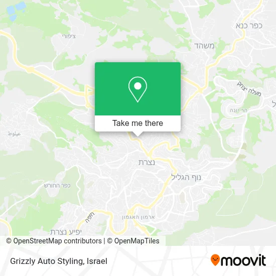 Grizzly Auto Styling map