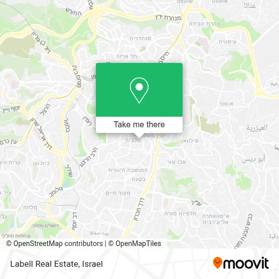 Labell Real Estate map