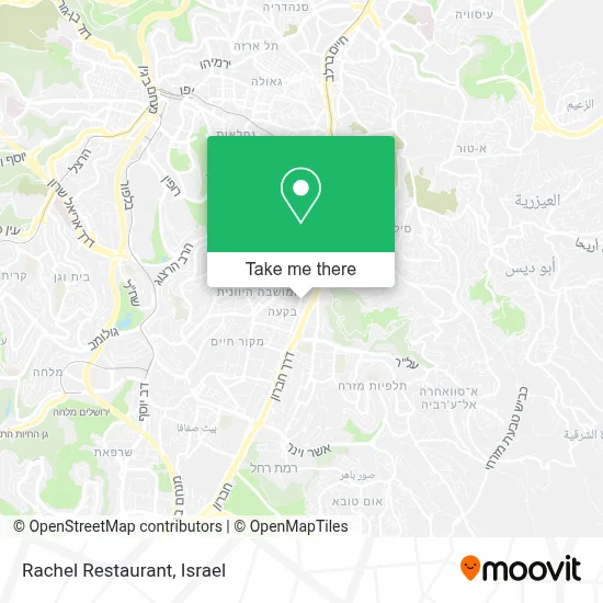 Rachel Restaurant map