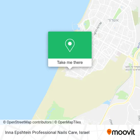 Inna Epshtein Professional  Nails  Care map
