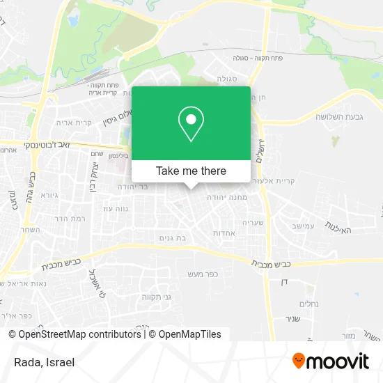 Rada map
