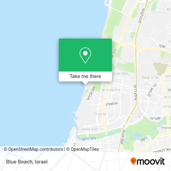 Blue Beach map