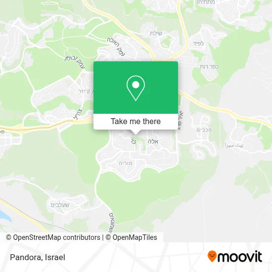 Pandora map