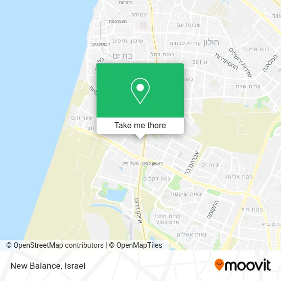 New Balance map