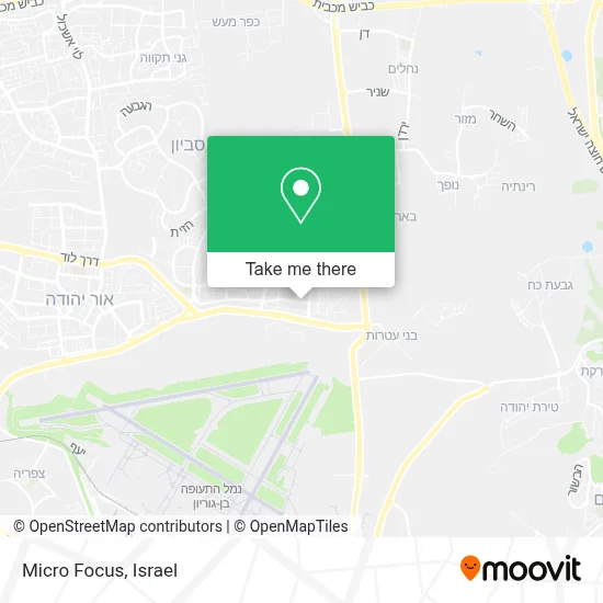 Micro Focus map