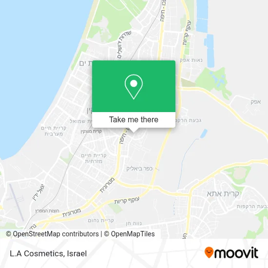 L.A Cosmetics map