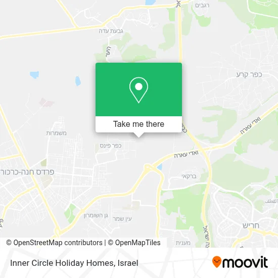 Inner Circle Holiday Homes map