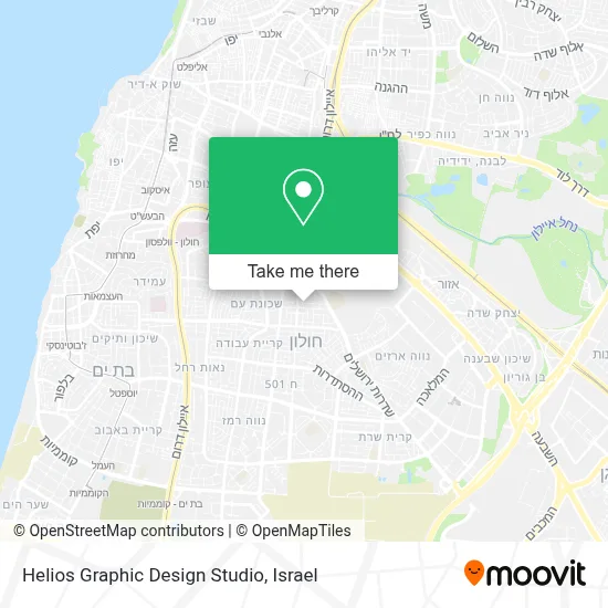 Helios Graphic Design Studio map