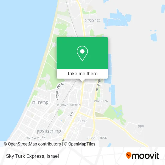 Sky Turk Express map