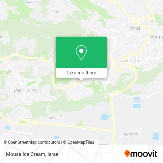 Mousa Ice Cream map