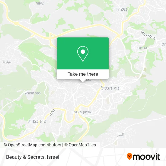 Beauty & Secrets map