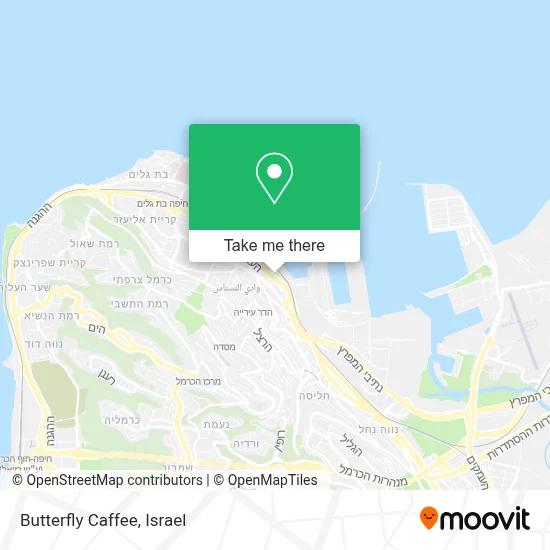 Butterfly Caffee map