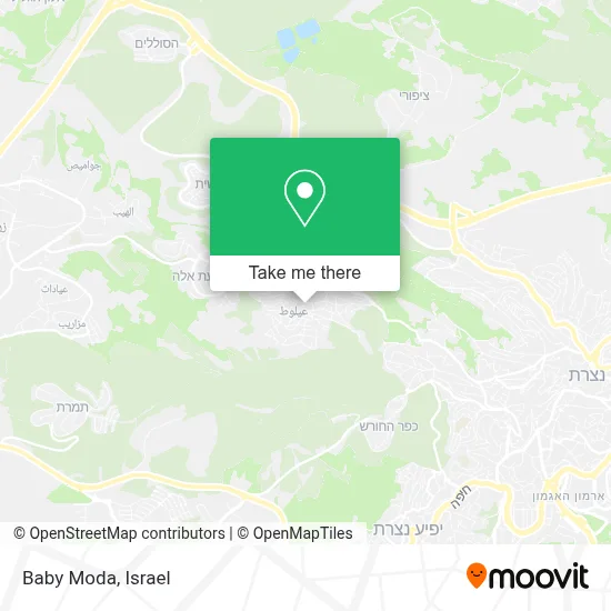 Baby Moda map