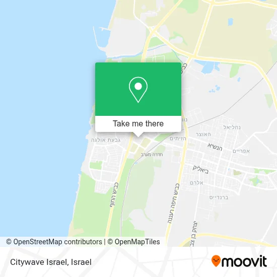Citywave Israel map