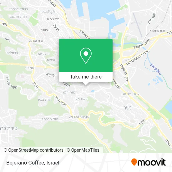 Bejerano Coffee map