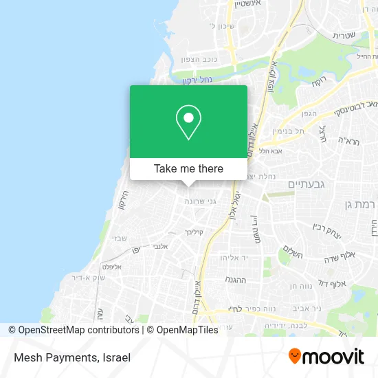 Mesh Payments map