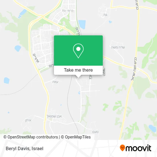 Beryl Davis map