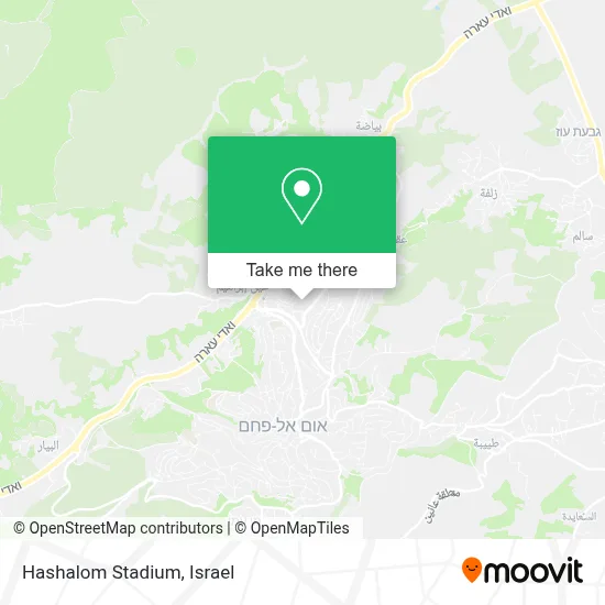 Hashalom Stadium map