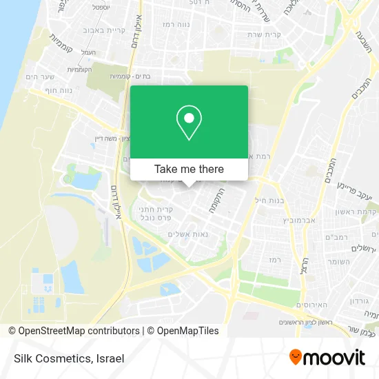 Silk Cosmetics map