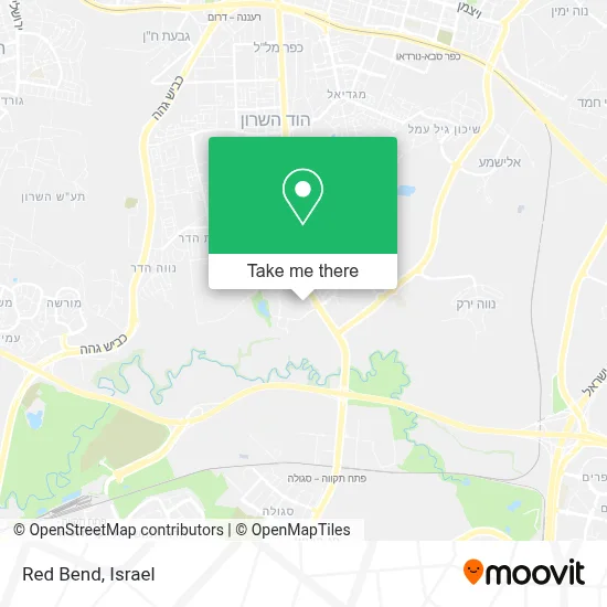 Red Bend map