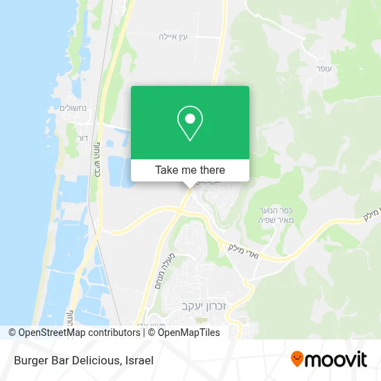 Burger Bar Delicious map