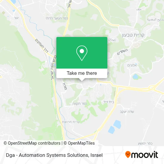 Dga - Automation Systems Solutions map