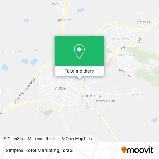 Simplex Hotel Marketing map