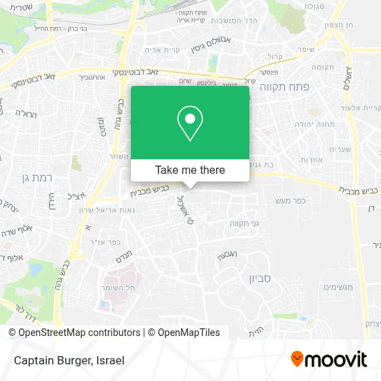 Captain Burger map