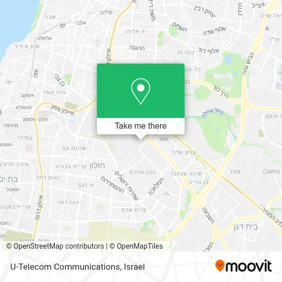 U-Telecom Communications map