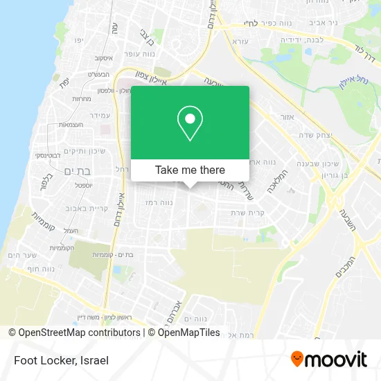 Foot Locker map