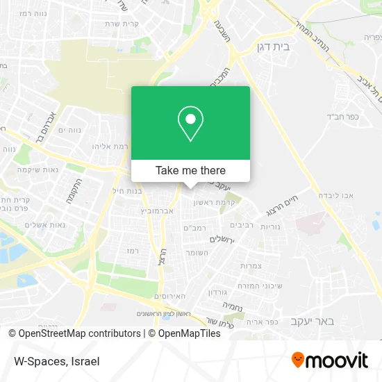 W-Spaces map