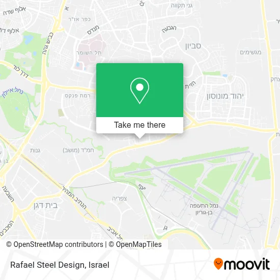 Rafael Steel Design map