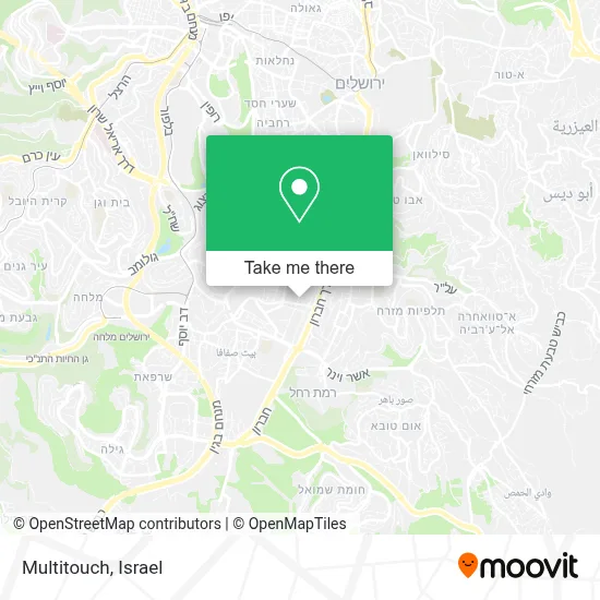 Multitouch map