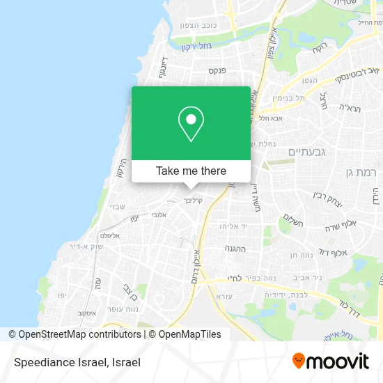 Speediance Israel map